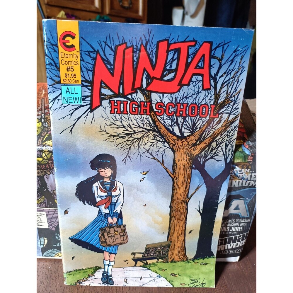 Ninja High School #5 G White Pages 1988 Eternity Comics (Pullbox #1)